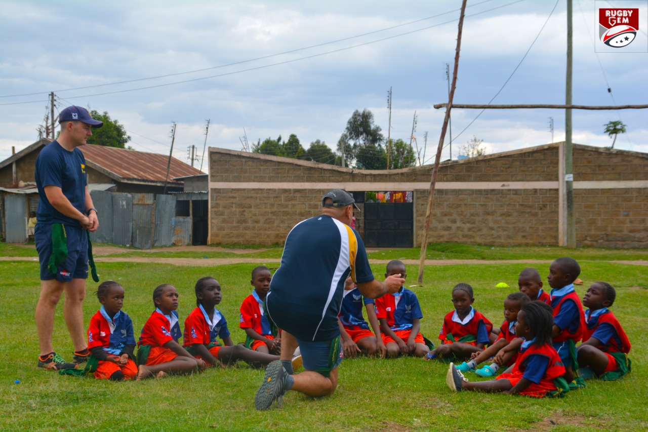 Kinloss Rugby Club donate kit to children in Kenya