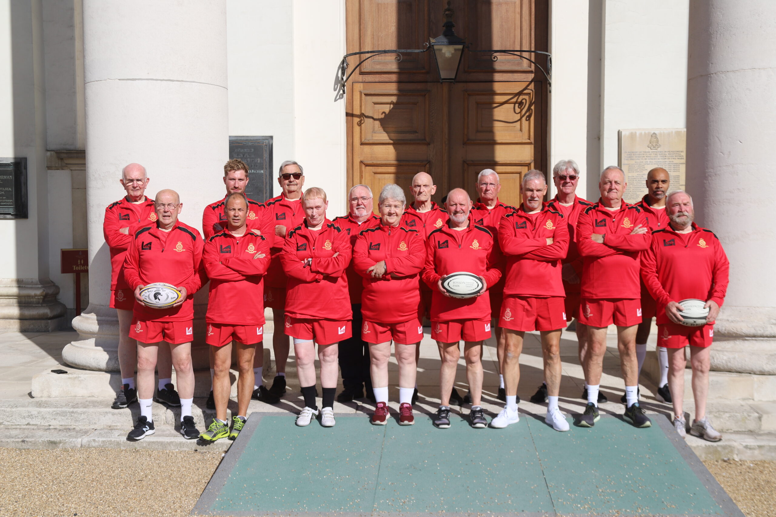 Chelsea Pensioners and Scarlet Warriors